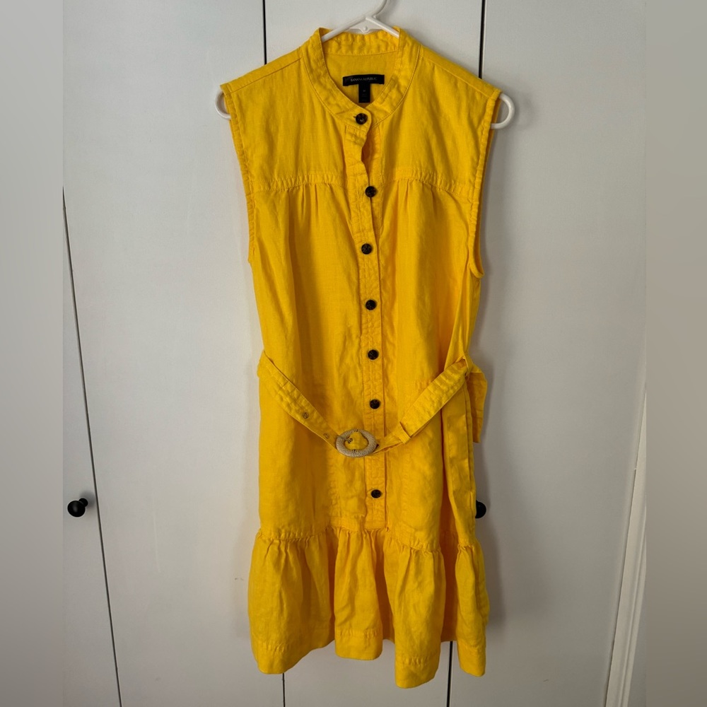 Banana Republic Yellow Sun Dress